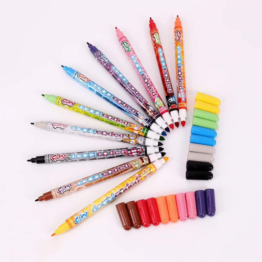 10PCS Two Head Watercolor Pen Children Drawing Colored Manga Sketching Gift Pen School Kid Can Be Washing Comic Pen
10PCS Two Head Watercolor Pen Children Drawing Colored Manga Sketching Gift Pen School Kid Can Be Washing Comic Pen