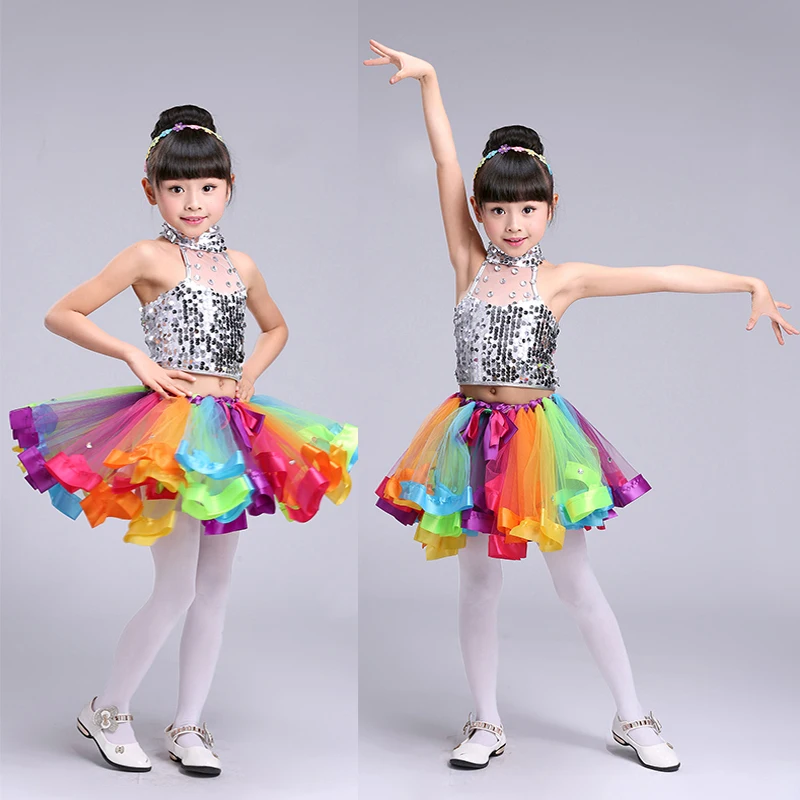 Children's costumes children's colorful skirts performance clothing sequins gauze pettiskirt gilr dancewear
Children's costumes children's colorful skirts performance clothing sequins gauze pettiskirt gilr dancewear