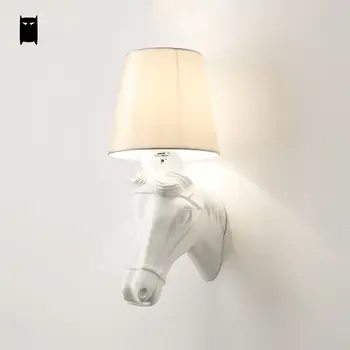 Black White Horse Head Wall Lam Fixture Modern Industrial Vintage Retro Style Sconce Light Luminaria Living Room Bedroom Bedside
Black White Horse Head Wall Lam Fixture Modern Industrial Vintage Retro Style Sconce Light Luminaria Living Room Bedroom Bedside