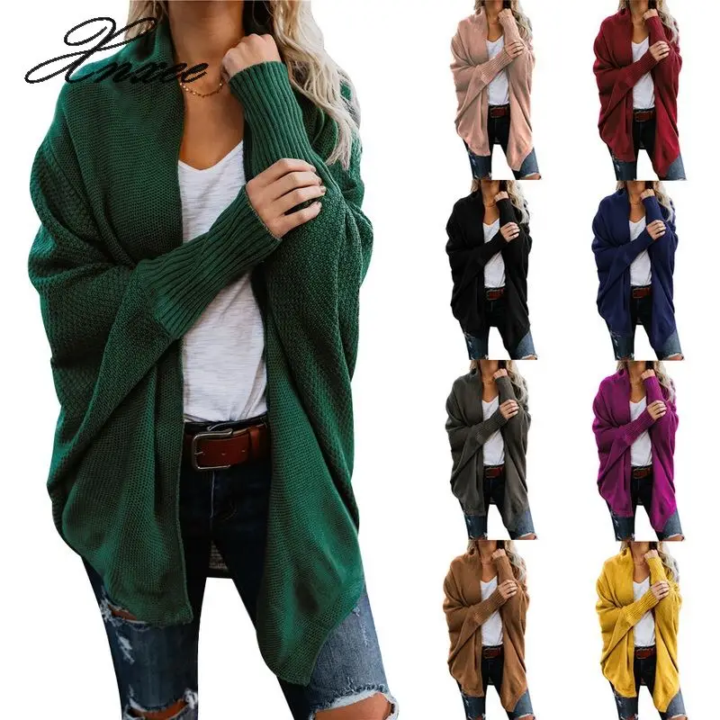Xnxee Autumn Winter Batwing Sleeve Knitwear Cardigan Women Large Size Knitted Sweater Cardigan Female Elegant Jumper Coat
Xnxee Autumn Winter Batwing Sleeve Knitwear Cardigan Women Large Size Knitted Sweater Cardigan Female Elegant Jumper Coat
