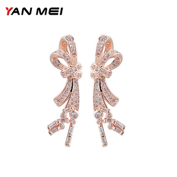 YAN MEI Hot Sale Bowknot Cubic Zirconia Earrings Romantic Women's Day Gift GLE6817
YAN MEI Hot Sale Bowknot Cubic Zirconia Earrings Romantic Women's Day Gift GLE6817