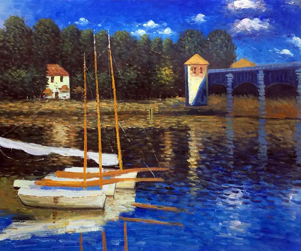 The Road Bridge at Argenteuil by Claude Monet, Classic Landscape Painting, Handmade, Master Artwork, Home Decor
The Road Bridge at Argenteuil by Claude Monet, Classic Landscape Painting, Handmade, Master Artwork, Home Decor