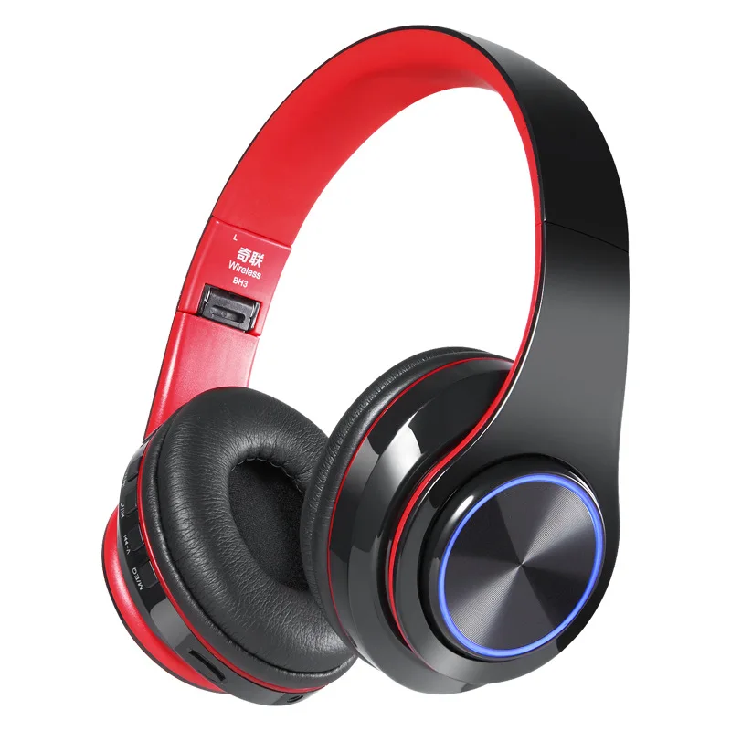 Bluetooth Foldable LED Headphone Portable Wireless Earphone Stereo Glowing Headset Support TF Card LED Light with Mic for Phone
Bluetooth Foldable LED Headphone Portable Wireless Earphone Stereo Glowing Headset Support TF Card LED Light with Mic for Phone