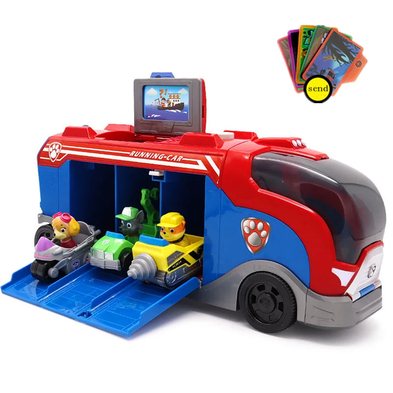 Paw Patrol - Mission Cruiser Music Base Car Sliding Dogs Rescue Team Toy Set Anime Action Figures Model Kids Birthday Best Gift
Paw Patrol - Mission Cruiser Music Base Car Sliding Dogs Rescue Team Toy Set Anime Action Figures Model Kids Birthday Best Gift