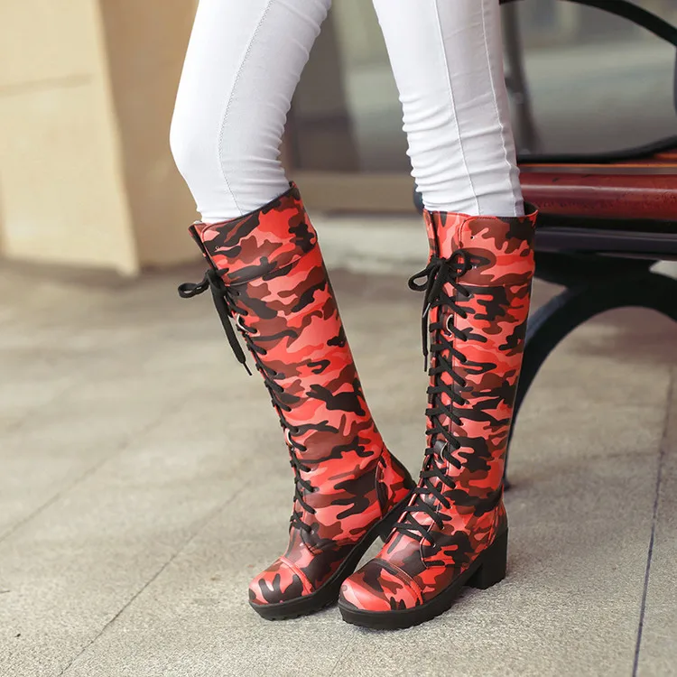 2017 New Big Size 34-43 Brand Design Patch Color Knee High Boots Thick Sole Platform Slim Long Winter Autumn Camouflage 802-1
2017 New Big Size 34-43 Brand Design Patch Color Knee High Boots Thick Sole Platform Slim Long Winter Autumn Camouflage 802-1
