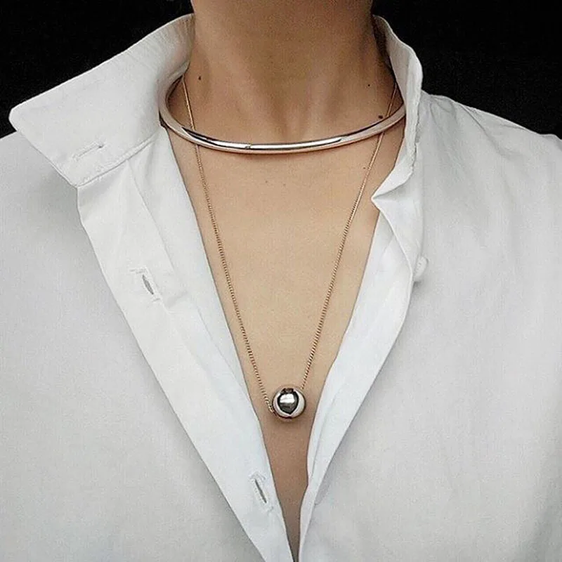 Top Quality Silver Classic Necklace Female Short Design silver Ball Bhain Elegant Brief Anti-Allergic
Top Quality Silver Classic Necklace Female Short Design silver Ball Bhain Elegant Brief Anti-Allergic