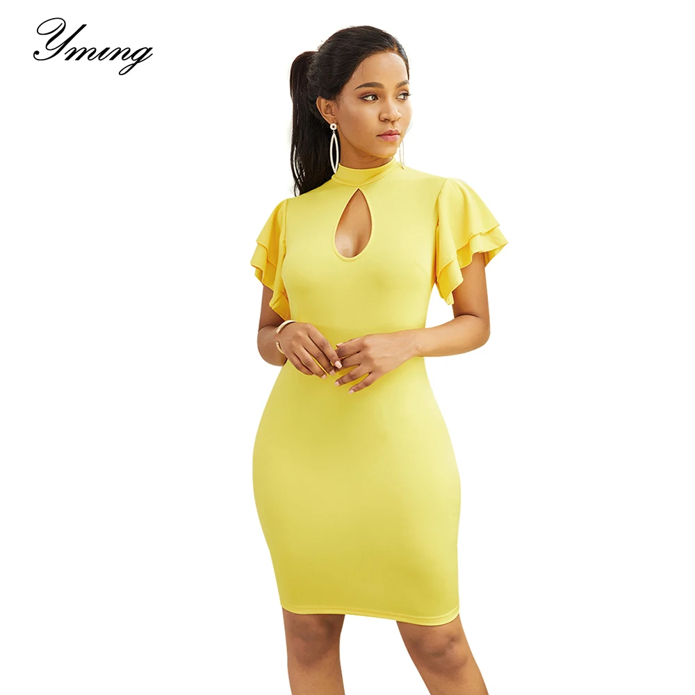 Yming 2019 Summer Sexy Club Dress for Women Bodycom Vestidos Evening Party Ruffle Sleeve Dresses Beach Sundress Midi Dress
Yming 2019 Summer Sexy Club Dress for Women Bodycom Vestidos Evening Party Ruffle Sleeve Dresses Beach Sundress Midi Dress