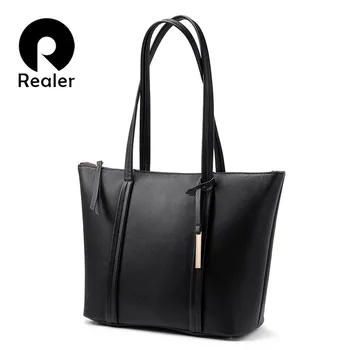 Realer women handbag artificial leather classic design Totes high quality shoulder bag for ladies large capacity female tote bag
Realer women handbag artificial leather classic design Totes high quality shoulder bag for ladies large capacity female tote bag