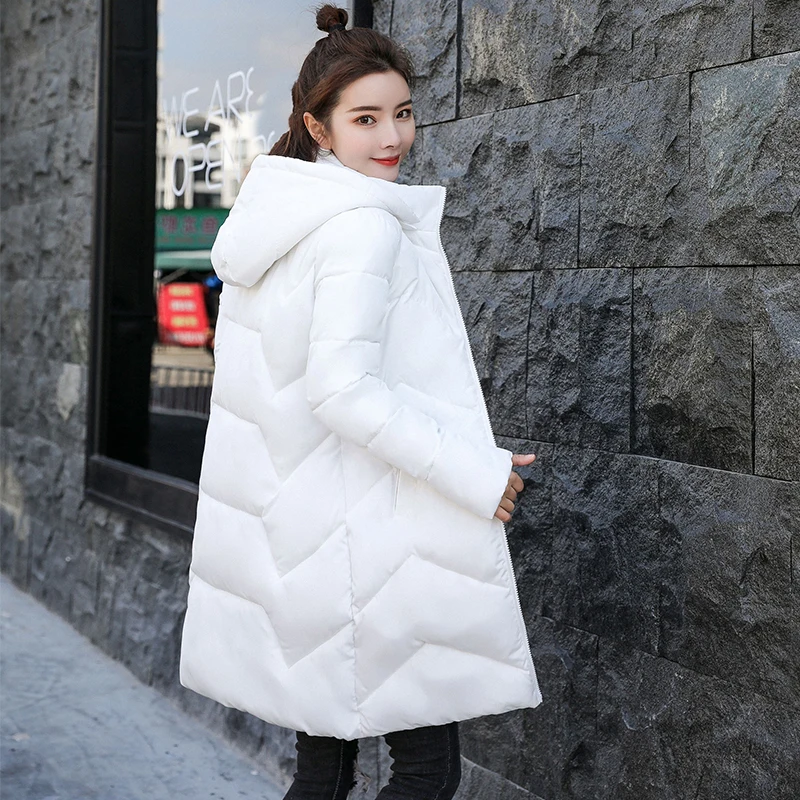 White New Parka Women 2019 Winter Jacket Women Coats Hooded Coats Female Parka Thick Cotton Padded Lining Winter Female Coats
White New Parka Women 2019 Winter Jacket Women Coats Hooded Coats Female Parka Thick Cotton Padded Lining Winter Female Coats