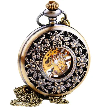 WOONUN Luxury Brand Mechanical Clock Watch Fashion Vintage Skeleton Mechanical Hand Wind Pocket Watch For Women Fob Watches
WOONUN Luxury Brand Mechanical Clock Watch Fashion Vintage Skeleton Mechanical Hand Wind Pocket Watch For Women Fob Watches
