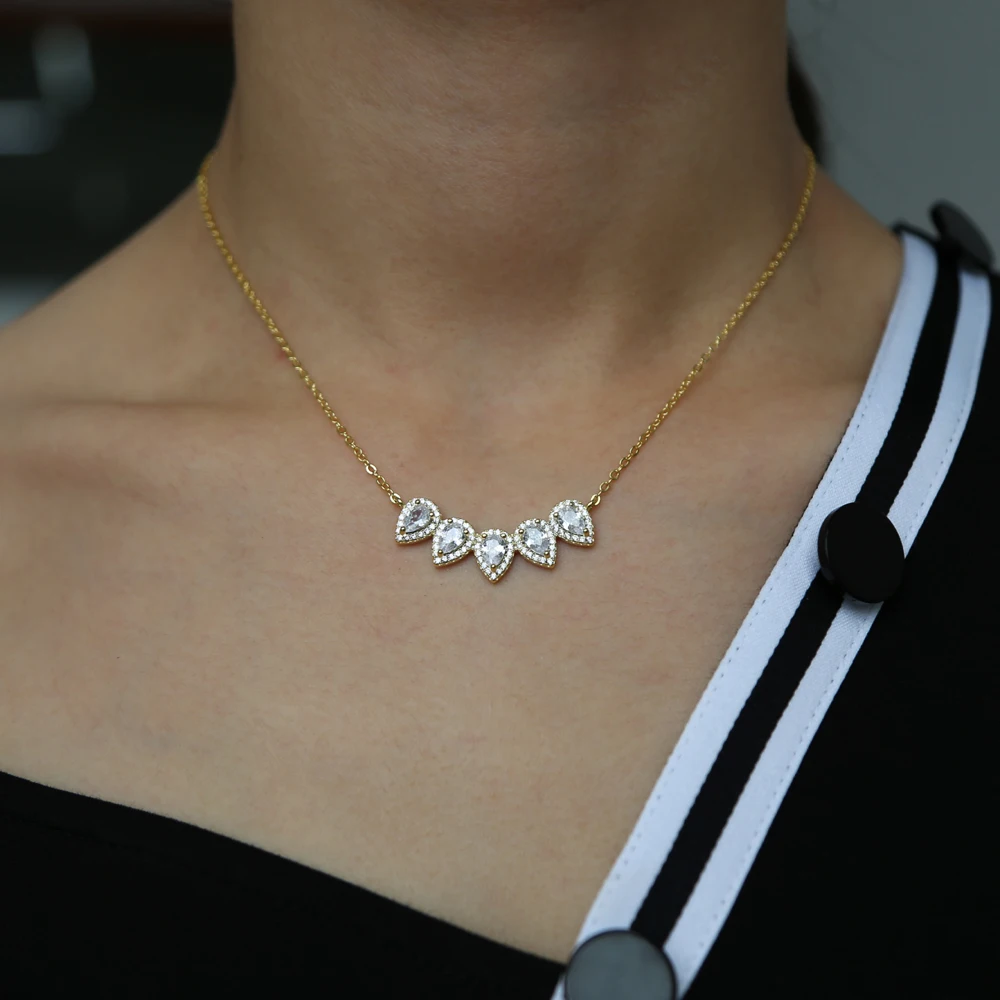 wedding engagement gift shiny sparking bling Clear cz tear drop link bar unique fashion jewelry women bridal Diamondss necklace
wedding engagement gift shiny sparking bling Clear cz tear drop link bar unique fashion jewelry women bridal Diamondss necklace