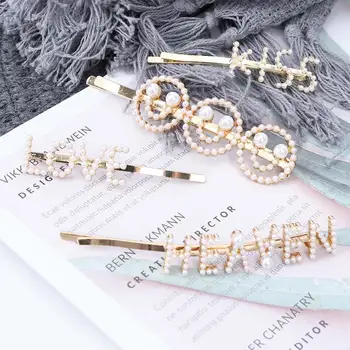 Fashion Words Letter Smile Imitation Pearl Hair Clip Women Girls Hairpin Barrette Hair Accessories Jewelry Gift Hair Styling
Fashion Words Letter Smile Imitation Pearl Hair Clip Women Girls Hairpin Barrette Hair Accessories Jewelry Gift Hair Styling