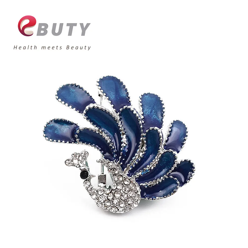 EBUTY Vintage Rhinestones Peacock Brooch Cartoon Crystal Blue Rhinestones Gifts Jewelry Pins Large Brooches For Woman
EBUTY Vintage Rhinestones Peacock Brooch Cartoon Crystal Blue Rhinestones Gifts Jewelry Pins Large Brooches For Woman