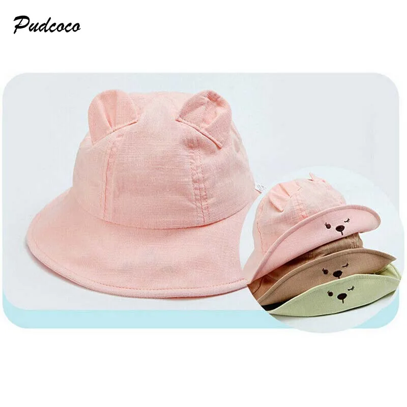 2019 Brand Sweet Infant Newborn Baby Girls Boys Kids Summer Hat Cap 100% Cotton Bear 3D Ears Cute Hat For Baby 46-48Cm
2019 Brand Sweet Infant Newborn Baby Girls Boys Kids Summer Hat Cap 100% Cotton Bear 3D Ears Cute Hat For Baby 46-48Cm