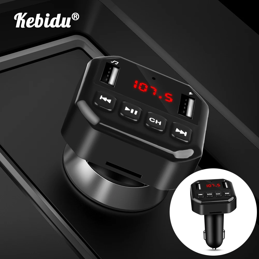 Зарядное устройство для телефона Kebidu Bluetooth 4 2 автомобильный комплект быстрая