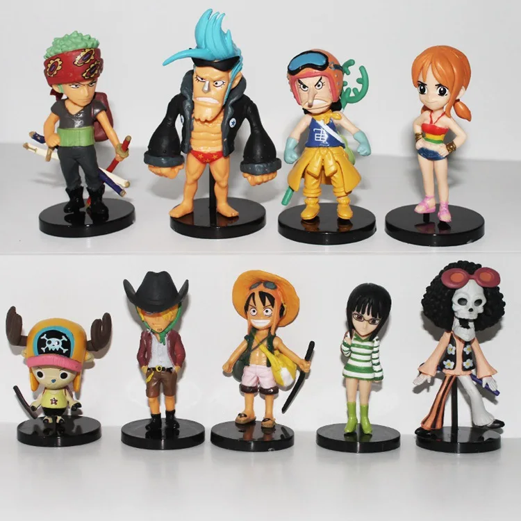 NEW hot 8cm 9pcs/set Q version One piece sanji zorro Nami Robin luffy GOLD action figure toys Christmas toy hzw9
NEW hot 8cm 9pcs/set Q version One piece sanji zorro Nami Robin luffy GOLD action figure toys Christmas toy hzw9