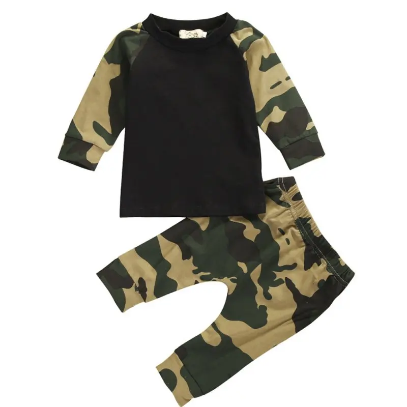 New Camouflage Newborn Baby Boys And Boys Kids Casual T-shirt Tops + Pants Outfit Clothes Set Fit For 0-24M M3
New Camouflage Newborn Baby Boys And Boys Kids Casual T-shirt Tops + Pants Outfit Clothes Set Fit For 0-24M M3