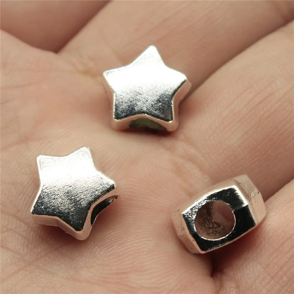 WYSIWYG 8pcs 11x11x7mm Star Space Beads For Jewelry Making Star European Big Hole Beads Star European Big Hole Beads
WYSIWYG 8pcs 11x11x7mm Star Space Beads For Jewelry Making Star European Big Hole Beads Star European Big Hole Beads