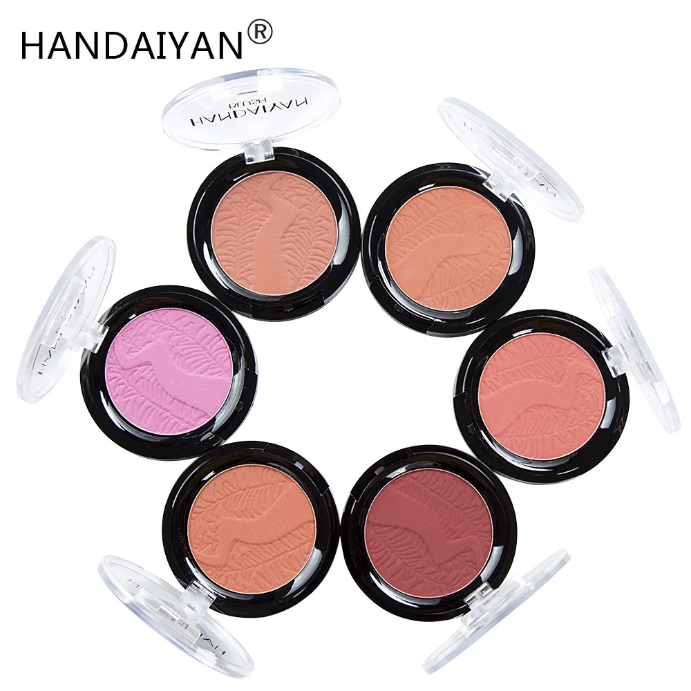 HANDAIYAN 6 Color Professional Matte Blusher Powder Palette Face Contour Powder Long-lasting Waterproof Face Makeup Blusher
HANDAIYAN 6 Color Professional Matte Blusher Powder Palette Face Contour Powder Long-lasting Waterproof Face Makeup Blusher