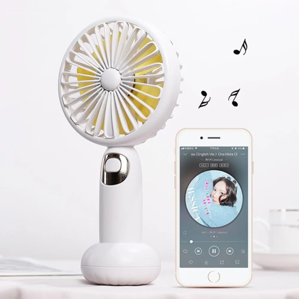 USB Music Fan Mini Bluetooth Speak Rechargeable Handheld Ventilador Usb Speed Adjustable Ventilateur Usb Cooling Fan For Office
USB Music Fan Mini Bluetooth Speak Rechargeable Handheld Ventilador Usb Speed Adjustable Ventilateur Usb Cooling Fan For Office