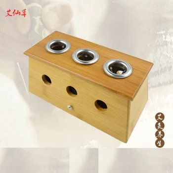 free shipping bamboo 3 holes moxibustion box utensils wood box moxa roll box moxa box Traditional Chinese Medicine
free shipping bamboo 3 holes moxibustion box utensils wood box moxa roll box moxa box Traditional Chinese Medicine