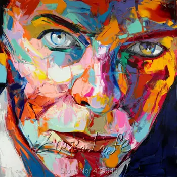 Palette knife painting portrait Palette knife Face Oil painting Impasto figure on canvas Hand painted Francoise Nielly 16-50
Palette knife painting portrait Palette knife Face Oil painting Impasto figure on canvas Hand painted Francoise Nielly 16-50