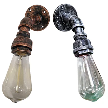 Creative Iron Water Pipe Wall Lamp Retro Industrial Wind E27 Small Wall Light For Aisle Restaurant Bar Coffee Shop Warehouse
Creative Iron Water Pipe Wall Lamp Retro Industrial Wind E27 Small Wall Light For Aisle Restaurant Bar Coffee Shop Warehouse