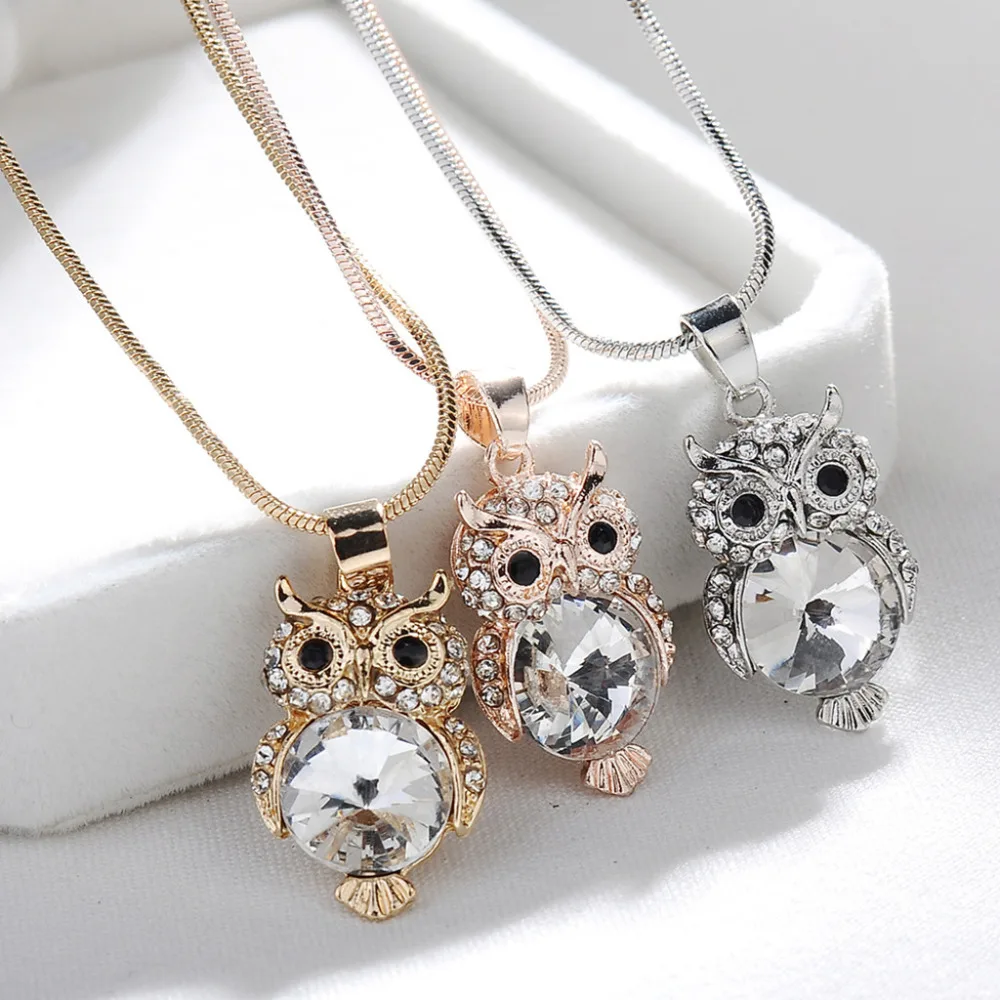 Fashion gold silver necklace women small lovely long chain Trend Animal Owl Pendant Necklaces Jewelry 2019 @XL
Fashion gold silver necklace women small lovely long chain Trend Animal Owl Pendant Necklaces Jewelry 2019 @XL