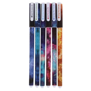 6 Pcs / Lot Beautiful Starry Sky Pattern Color Gel Pen For School Office Writing Stationery Material Escolar
6 Pcs / Lot Beautiful Starry Sky Pattern Color Gel Pen For School Office Writing Stationery Material Escolar