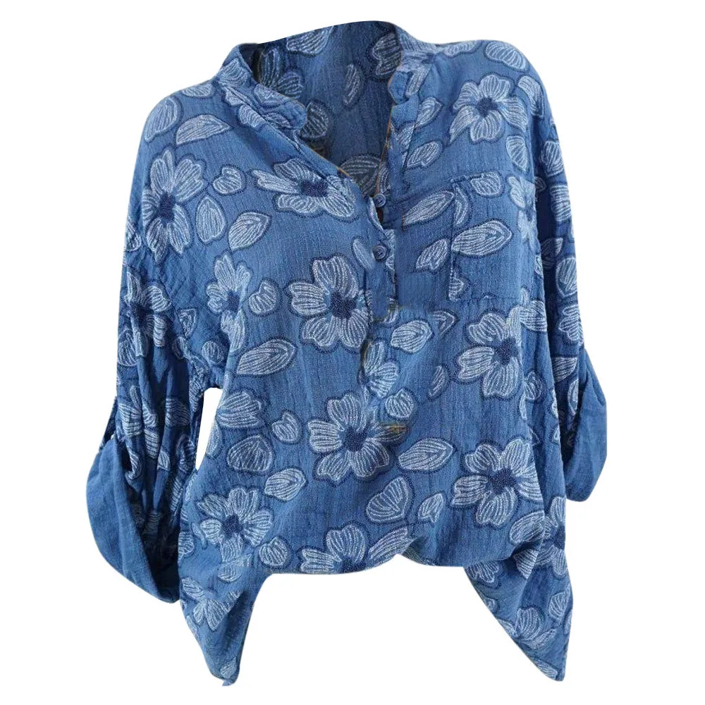 YOUYEDIAN 2018 Women Plus Size Long Sleeve Floral Print Blouse Pullover Tops Shirt
YOUYEDIAN 2018 Women Plus Size Long Sleeve Floral Print Blouse Pullover Tops Shirt