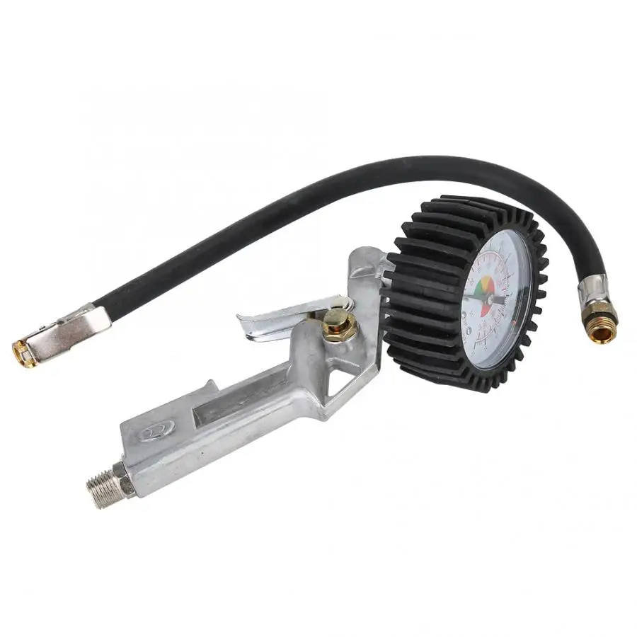 Manometro Digital 12Bar 1/4" Pistol Shape Tire Inflator Gun with Air Pressure Gauge and Air Hose Digital Pressure Meter
Manometro Digital 12Bar 1/4" Pistol Shape Tire Inflator Gun with Air Pressure Gauge and Air Hose Digital Pressure Meter