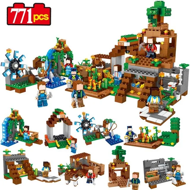 771pcs 8in1 Minecrafted Manor Estate House My World model Building Blocks Bricks set Compatible Legoe city boy toy for Kids
771pcs 8in1 Minecrafted Manor Estate House My World model Building Blocks Bricks set Compatible Legoe city boy toy for Kids