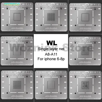 Wozniak WL Precise Tin Plant Steel Net for IPhone 6 6S 6p 6sp 7 7Plus 8 8p A8 A9 A10 A11 Solder Paste Maintenance Mesh tool
Wozniak WL Precise Tin Plant Steel Net for IPhone 6 6S 6p 6sp 7 7Plus 8 8p A8 A9 A10 A11 Solder Paste Maintenance Mesh tool