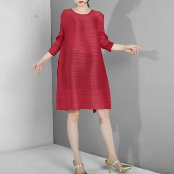 LANMREM 2020 New Spring Summer Round Neck Three Quarter Sleeve Black Pleated Split Joint Loose Big Size Dress Women Fashion EB01
LANMREM 2020 New Spring Summer Round Neck Three Quarter Sleeve Black Pleated Split Joint Loose Big Size Dress Women Fashion EB01