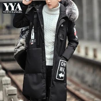 2019 New Winter Mens Coat Long Sleeve Fur Collar Hooded Outwear Jacket Casual Printing Pocket Zipper Male Coats Plus Size M-3XL
2019 New Winter Mens Coat Long Sleeve Fur Collar Hooded Outwear Jacket Casual Printing Pocket Zipper Male Coats Plus Size M-3XL