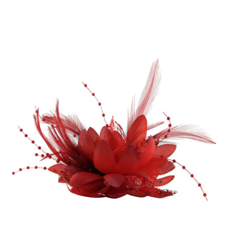Red New Women Girls Feather Hair Tie Hair Clips Beads Brooch Pin for Wedding Wrist Hair Decor Bridal Accessory Gift
Red New Women Girls Feather Hair Tie Hair Clips Beads Brooch Pin for Wedding Wrist Hair Decor Bridal Accessory Gift