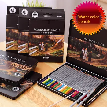 deli 6524 72 colors water soluble iron color boxed colored pencil water color pencils
deli 6524 72 colors water soluble iron color boxed colored pencil water color pencils