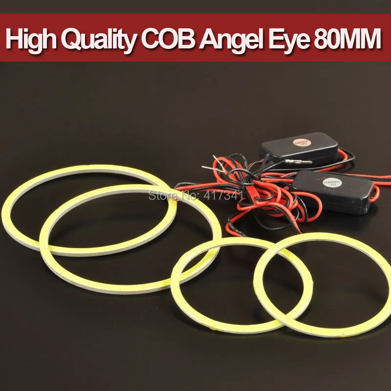 Free Shipping COB Angel Eye Halo Ring High Quality 80MM 2.5W*2 LED Halo Ring for Auto Headlight White
Free Shipping COB Angel Eye Halo Ring High Quality 80MM 2.5W*2 LED Halo Ring for Auto Headlight White