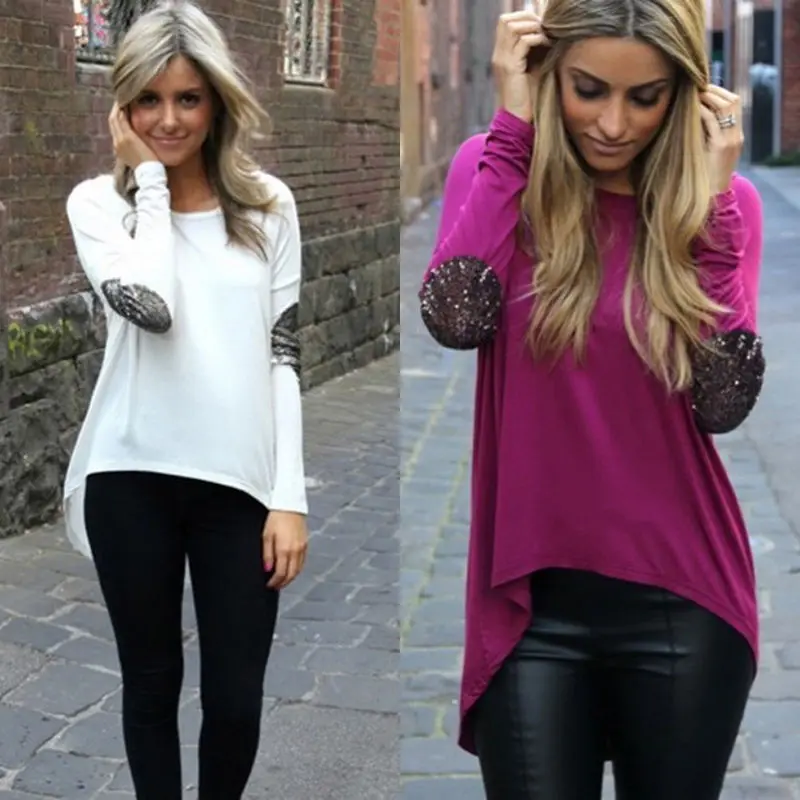2015 Sexy Fashion Women Ladies Casual Loose Tops Long Sleeve Blouses Shirt winter autumn blouse blusas de verao plus size blusa
2015 Sexy Fashion Women Ladies Casual Loose Tops Long Sleeve Blouses Shirt winter autumn blouse blusas de verao plus size blusa