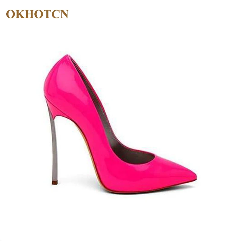 Hot Promotion Patent Leather Fashion Office Lady Pumps Pointy Thin High Heels Party Shallow Sandals 10cm/12cm Heel Shoes Woman
Hot Promotion Patent Leather Fashion Office Lady Pumps Pointy Thin High Heels Party Shallow Sandals 10cm/12cm Heel Shoes Woman
