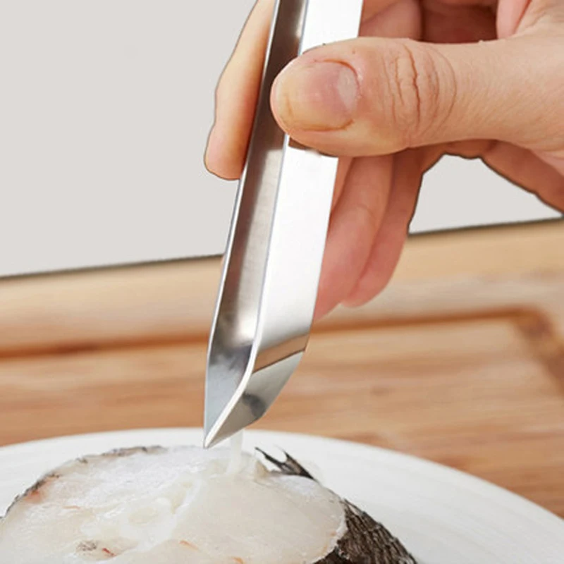 Stainless Steel Fishbone Fur Bones Tongs Food Animal Feather Plucking Remover tool Kitchen Supplies Hair Remover Pliers
Stainless Steel Fishbone Fur Bones Tongs Food Animal Feather Plucking Remover tool Kitchen Supplies Hair Remover Pliers