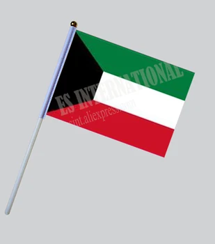 Kuwait Hand Flag National Hand Flag 14*21cm Polyester Small Size Flying Banner Custom Hand flag
Kuwait Hand Flag National Hand Flag 14*21cm Polyester Small Size Flying Banner Custom Hand flag