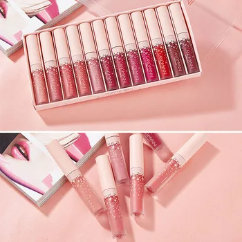 12 Pcs Matte Liquid Lipstick Waterproof Velvet Lip Tint Long Lasting Lip Glaze Hot Mdf
12 Pcs Matte Liquid Lipstick Waterproof Velvet Lip Tint Long Lasting Lip Glaze Hot Mdf
