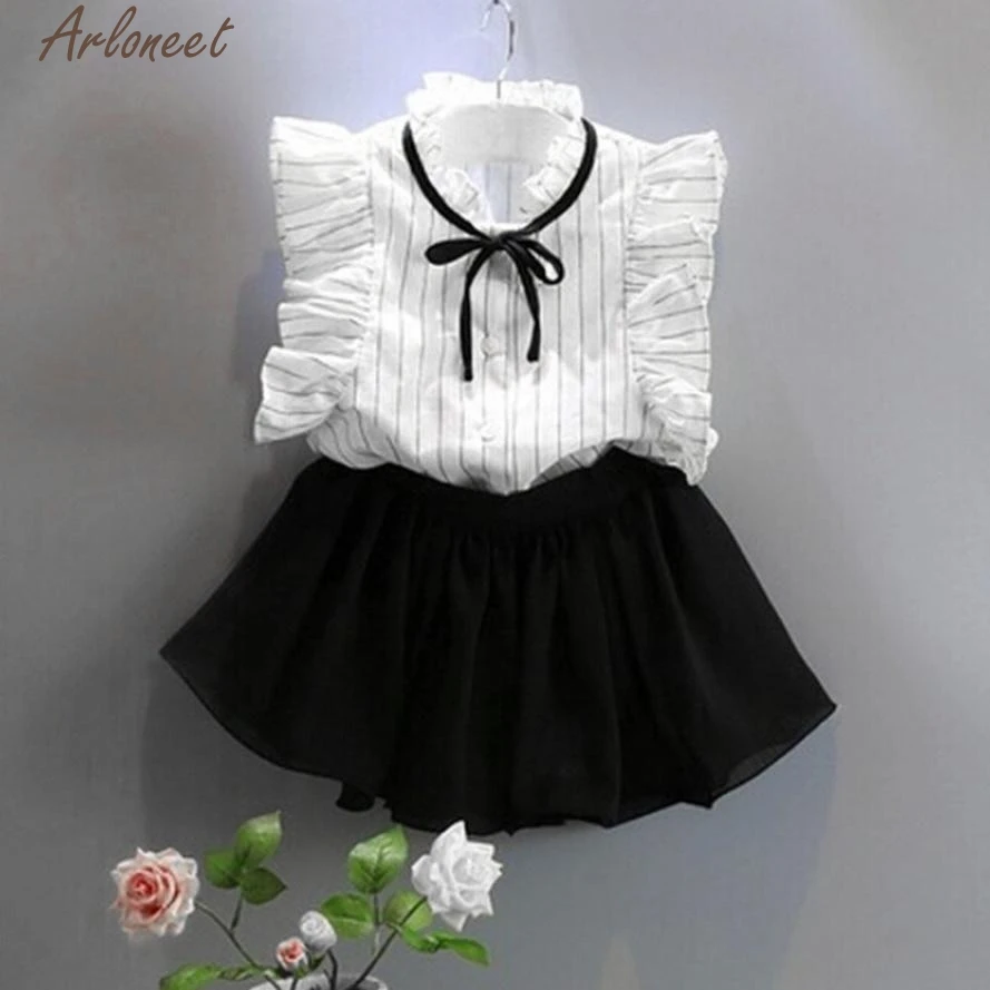 ARLONEET 2017 Girls Stripe Shirt Chiffon Culottes Two Pieces Set Clothes Skirt Suit P30 Nov06
ARLONEET 2017 Girls Stripe Shirt Chiffon Culottes Two Pieces Set Clothes Skirt Suit P30 Nov06
