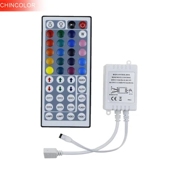 CHINCOLOR1pcs 44key DC12V 6A RGB Controller Colorful With IR Remote Control Mini Dimmer for SMD 5050 / 3528 Led Strip Lights CF
CHINCOLOR1pcs 44key DC12V 6A RGB Controller Colorful With IR Remote Control Mini Dimmer for SMD 5050 / 3528 Led Strip Lights CF