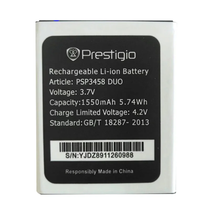 1pcs Phone Battery For Prestigio PSP3458 DUO PAP3458 PSP 3458 Replacement Cell phone Battery
1pcs Phone Battery For Prestigio PSP3458 DUO PAP3458 PSP 3458 Replacement Cell phone Battery