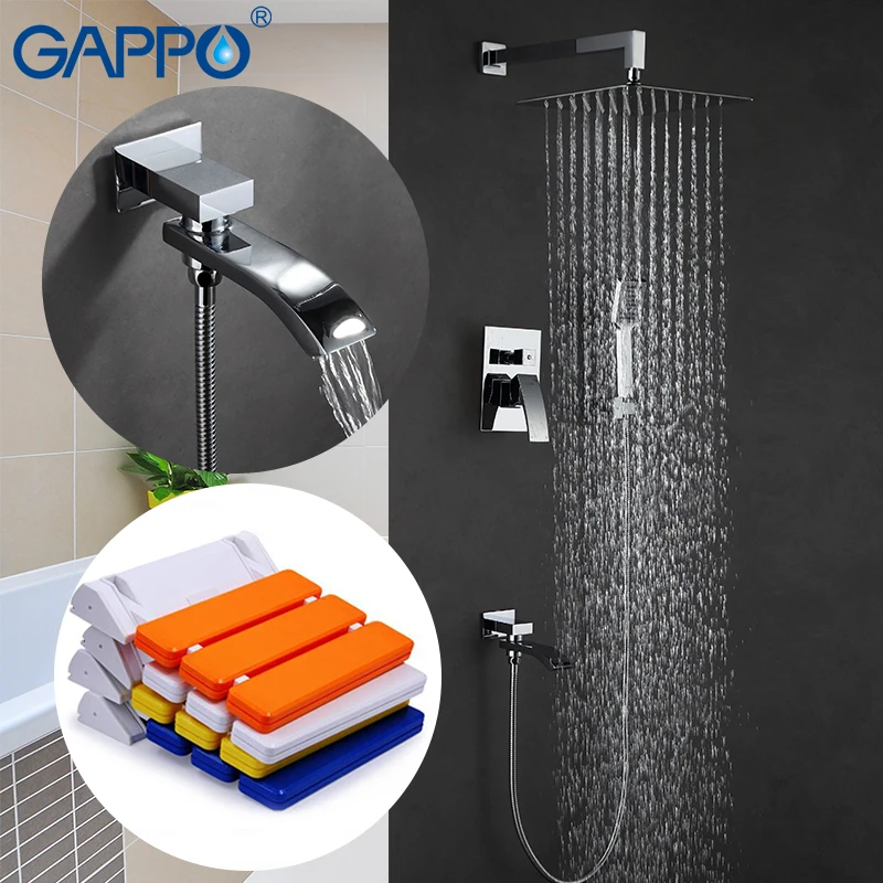 GAPPO Bathtub Faucets bath tub mixer tub faucet bathroom relax chair Wall Mounted Shower Seats shower Stool toilet
GAPPO Bathtub Faucets bath tub mixer tub faucet bathroom relax chair Wall Mounted Shower Seats shower Stool toilet