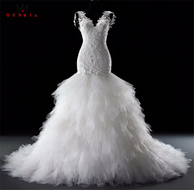 Mermaid Ruffle Long Train Backless Sexy Luxury Bridal Formal Wedding Dress Robe De Mariee Vestidos De Noiva 2018 New WD14
Mermaid Ruffle Long Train Backless Sexy Luxury Bridal Formal Wedding Dress Robe De Mariee Vestidos De Noiva 2018 New WD14