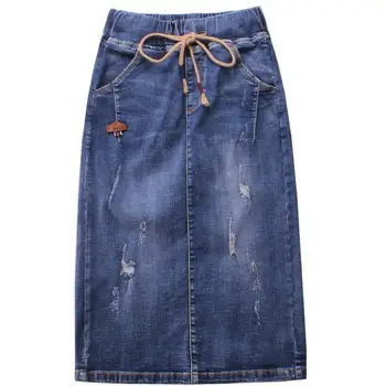 plus size 3XL!Denim skirt women 2020 new spring package hip elastic high waist step jeans skirt
plus size 3XL!Denim skirt women 2020 new spring package hip elastic high waist step jeans skirt