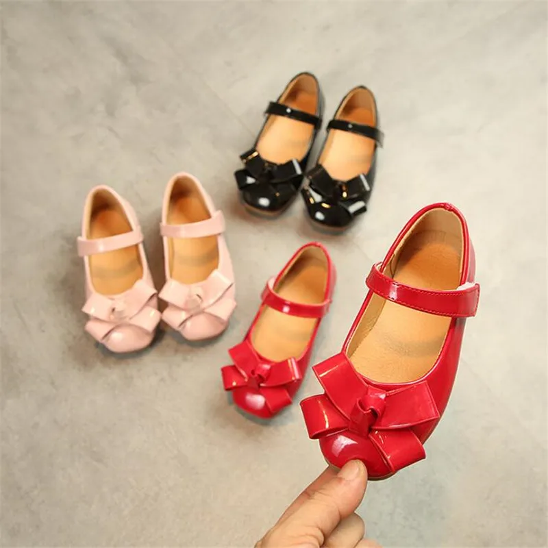 Spring autumn Children girl Bright pu shoes Girls bowknot Shoes Flat casual princess Shoes 3colors 26-36 A806 TX05
Spring autumn Children girl Bright pu shoes Girls bowknot Shoes Flat casual princess Shoes 3colors 26-36 A806 TX05